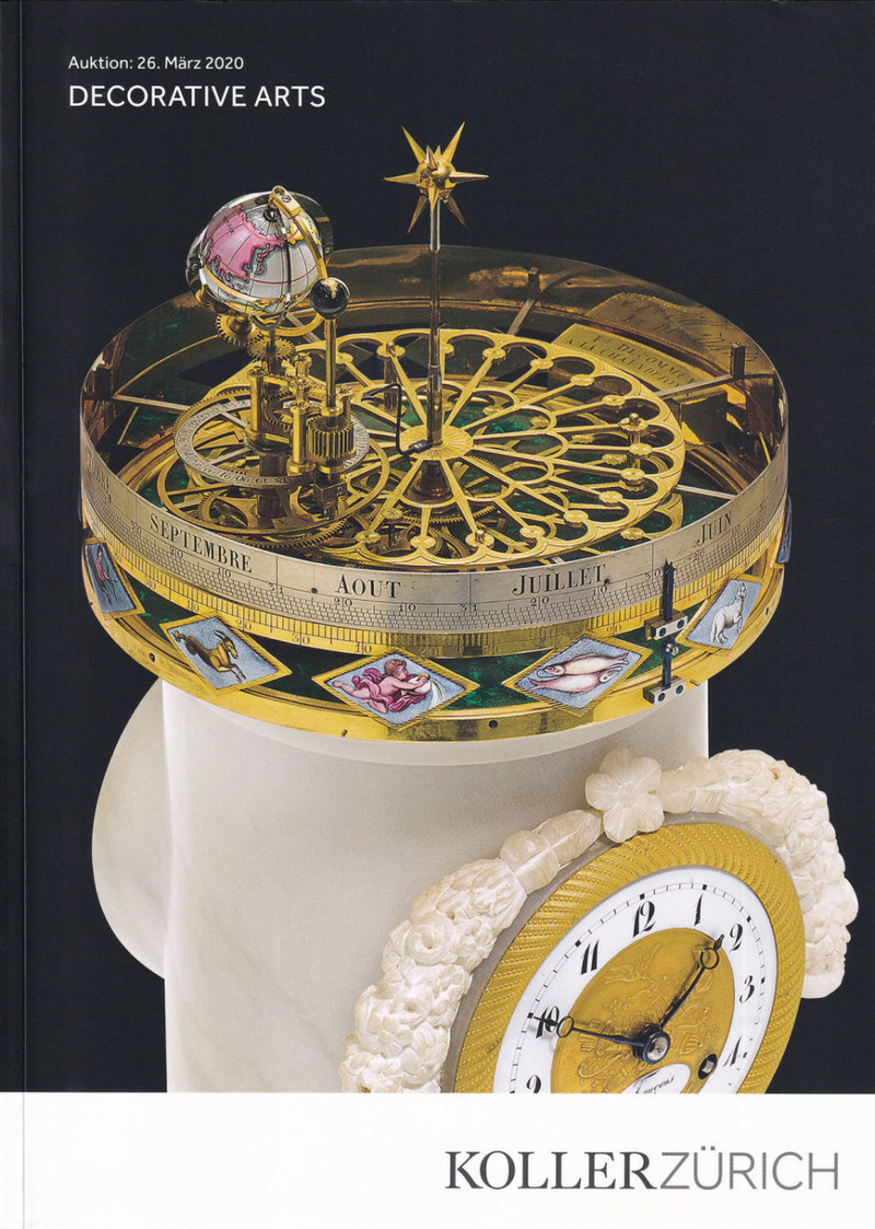 Каталог аукциона Koller, Цюрих, Декоративно-прикладное искусство от 26 марта 2020 года