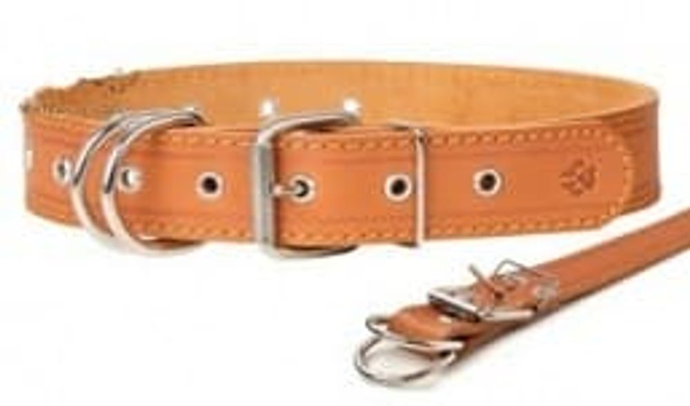 ОШЕЙНИК "BUDDY"  35мм КОЖА Д/ЦЕПНЫХ СОБАК КОР. 48-61см 20316