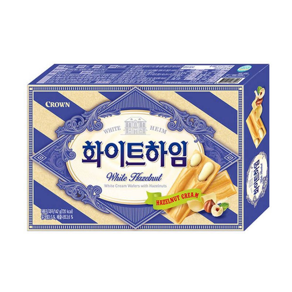 Вафли Crown White Heim Сливочным кремом с фундуком 142 г