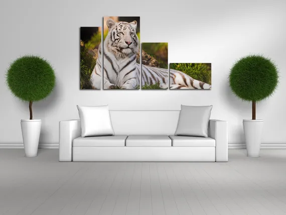 Модульная картина "Амурский тигр"