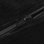 Толстовка Ymkashix Puff Zip велюровая черная