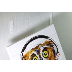 Застежки СИЛА SHS-P10S-W4 S малые с технологией бесследного удаления 4 пары нагрузка на пару 1 кг | Сила