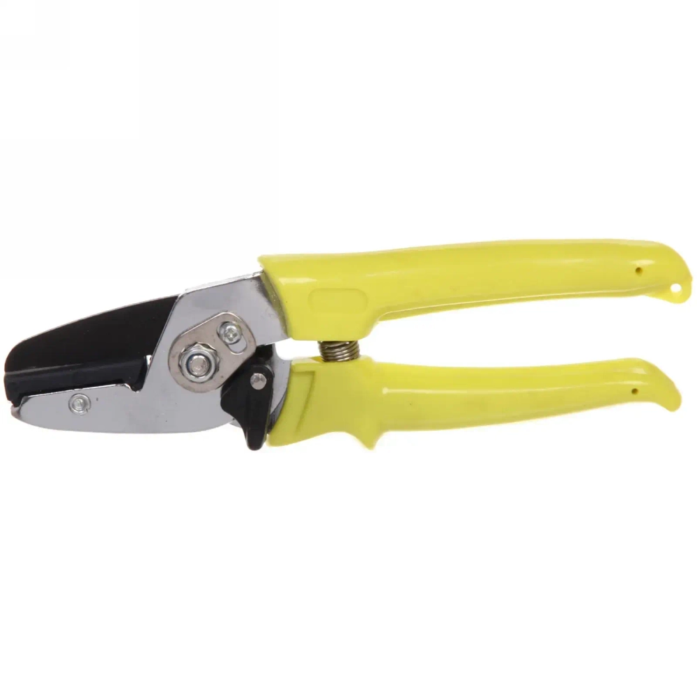 Секатор контактный 7» (18,5см) «Ракета» с наковальней, пластиковые ручки ДоброСад