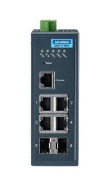 Коммутатор управляемый Advantech EKI-7706G-2F-AE