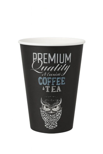 Стакан КБ 350 мл диаметр 90 мм ГН ПРЕМИУМ СОВА (50/1000)