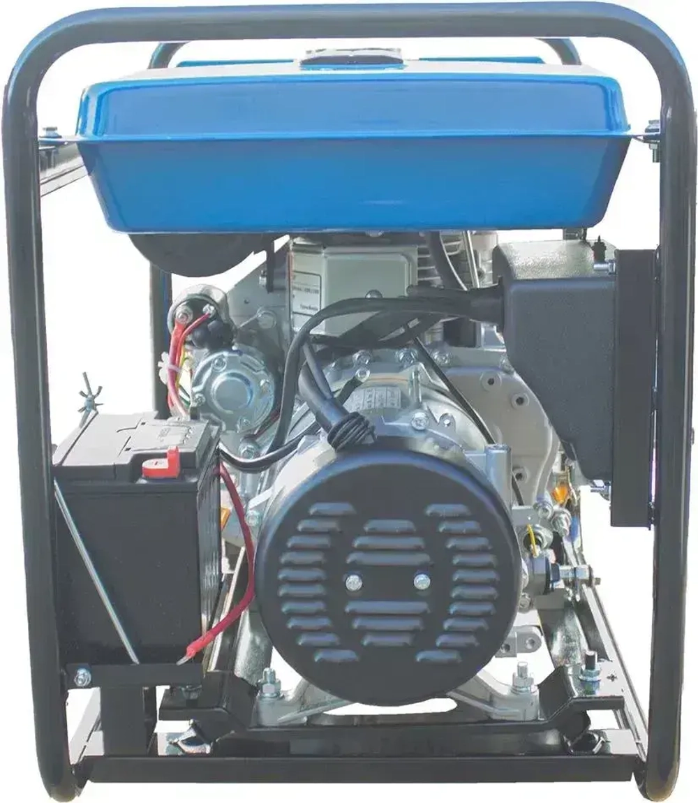 Генератор дизельный Redbo DPG-6500 (7 кВт, бак 15 л, ручной/электростартер, AVR, 2 розетки ) электрогенератор / резервный источник питания