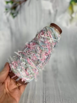 пряжа для вязания травка пушистая