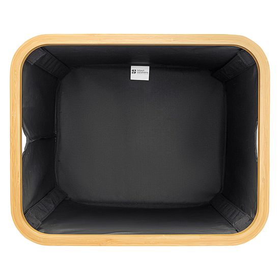 Корзина для белья neat mid, 40x33x43 см, черная