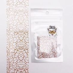 Фольга переводная кракелюр Zoo №1592