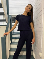К/ж штаны+футболка 3172-2 (черный)