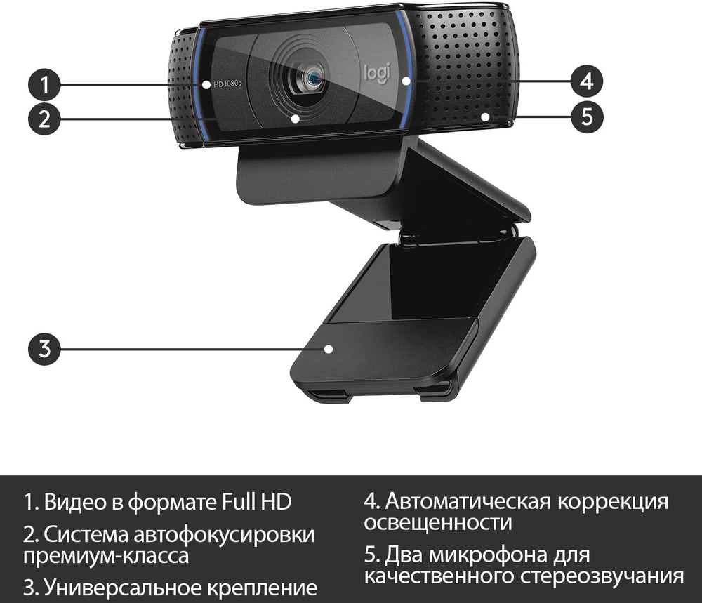 Веб-камера  Logitech C920