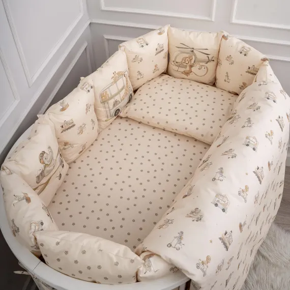 Комплект постельного белья Lollycottons Письмо другу универсальный 6 предметов