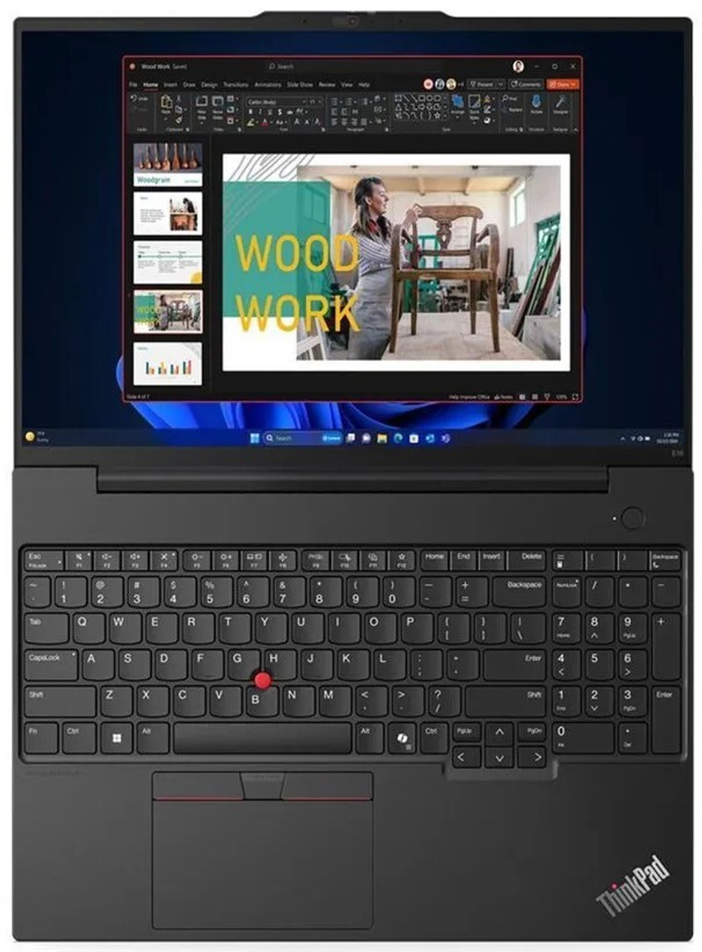 Ноутбук  Lenovo ThinkPad E16 Gen 2 16 ", Core Ultra 5, 16 Гб RAM, 512 Гб SSD, Arc graphics, Черный