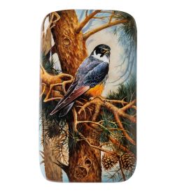 Народные промыслы ШК-20/39 Шкатулка «Сокол» худ. Ларина М.