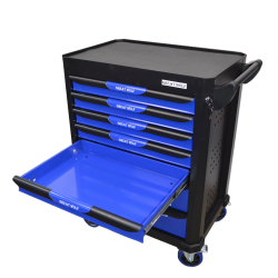 Инструментальная тележка GW-7ST Blue (Great Wolf ) 7 ящиков, увеличенные колеса с тормозом, ЦЗ