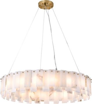 Люстра подвесная 18*G9 2197/05/18P бронза/белый Spanish Stone Stilfort