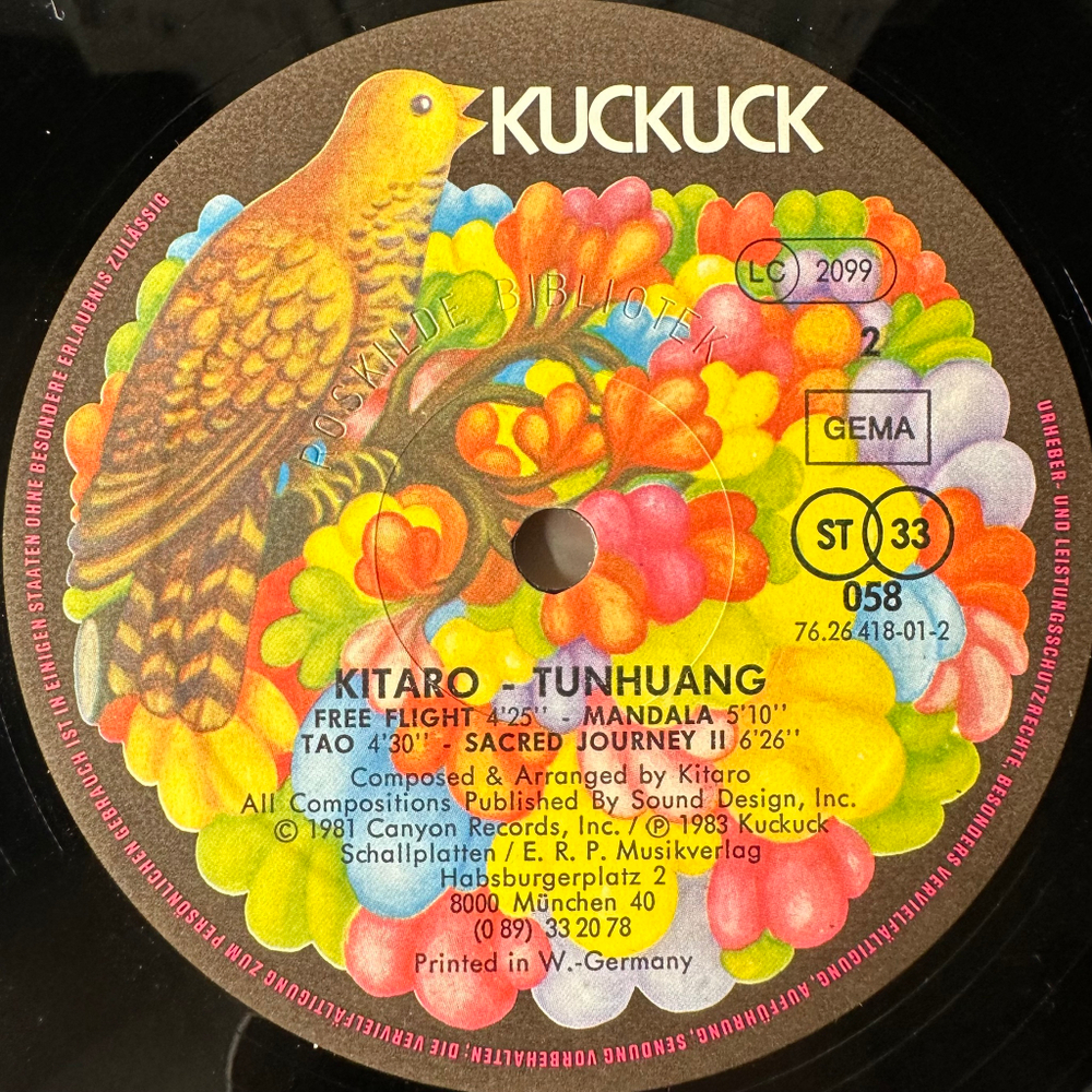 Kitaro ‎– Tunhuang (Германия 1983г.)