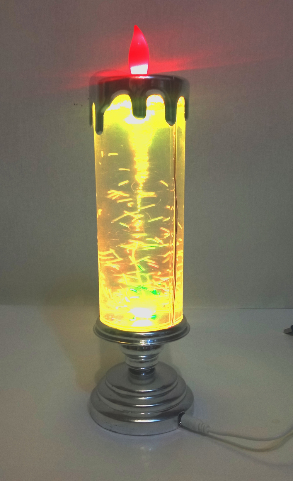 Ночник-светильник "Свеча 29см" (бат/USB) Rohs YJG-19-0