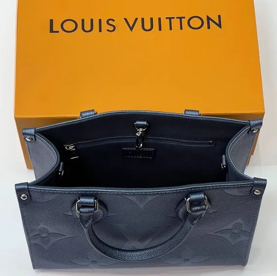 Сумка Louis Vuitton Onthego PM темно-синий