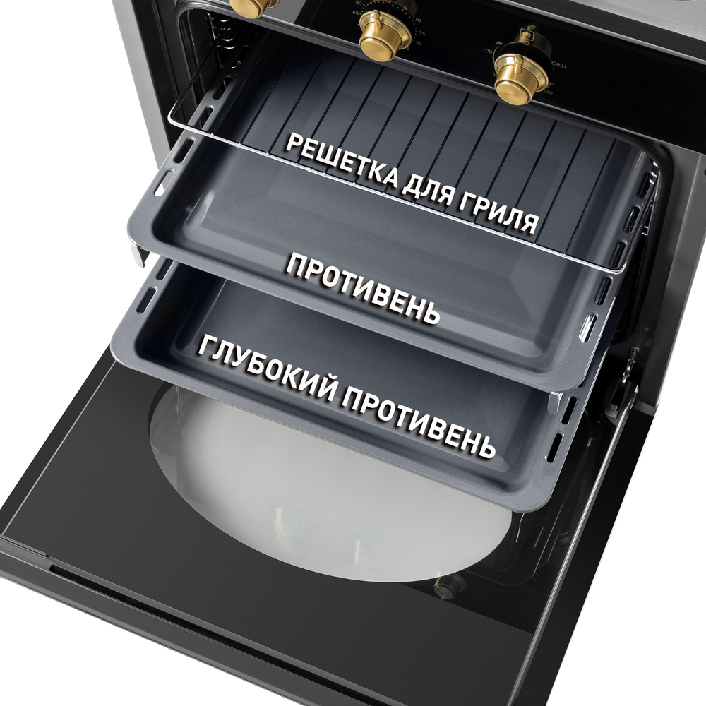 Шкаф духовой газовый MAUNFELD MGOGG.673RBG.TM фото 9