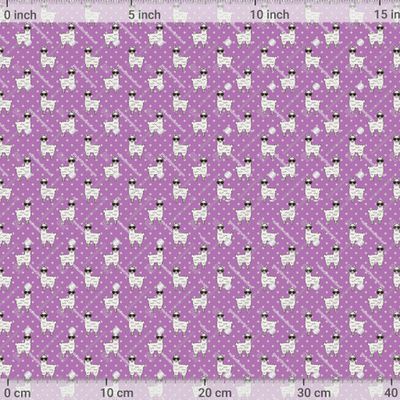 Ламы на фиолетовом фоне by Sovinka 1200 DPI