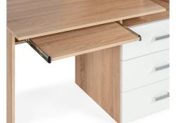 Стол компьютерный Джаз-17 левый 130х60х166,8 дуб сонома