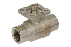 Шаровой кран AMZ-112R (1/2"-1 1/2"), под электропривод, Ридан