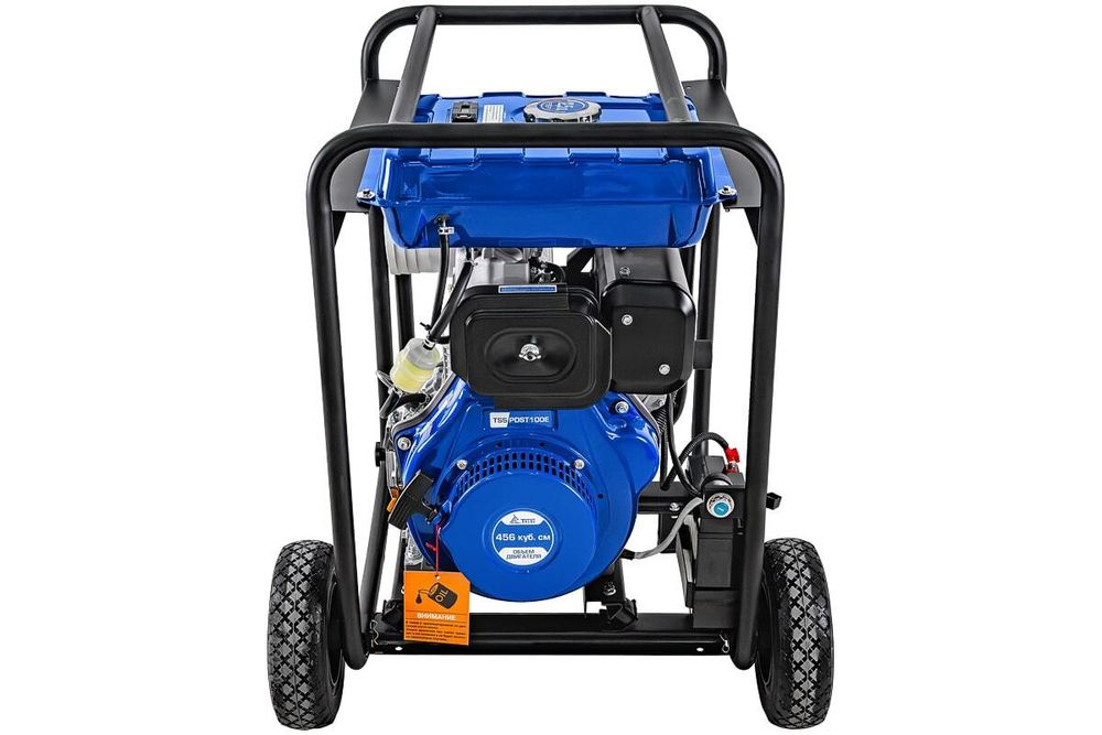 Мотопомпа дизельная TSS PDST100E - для грязной воды [100 мм | 90 м³/ч | 1500 л/мин]