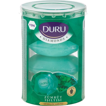 Мыло туалетное Duru (банка) Изумруд 4*90 гр