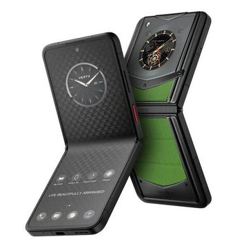 Vertu Ironflip бамбуковый зеленый (кожа аллигатора)