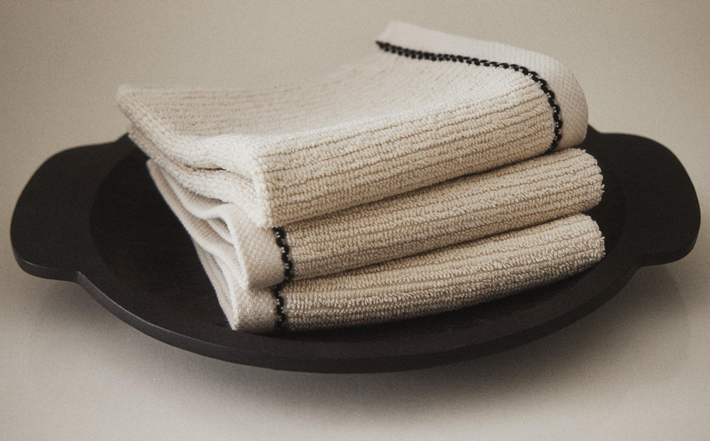 Zara Home Набор полотенец из хлопка, 30x30 см (3 шт.) · 8548/002