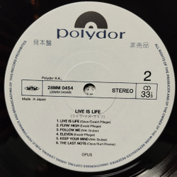 Винтажная виниловая пластинка LP Opus Live Is Life (Japan 1985) (Promo)