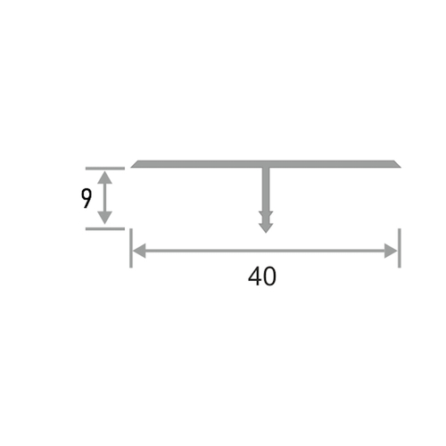 АТ 40мм "DO-1" 2,7м Серебро мат. Т-об. анод. алюм.
