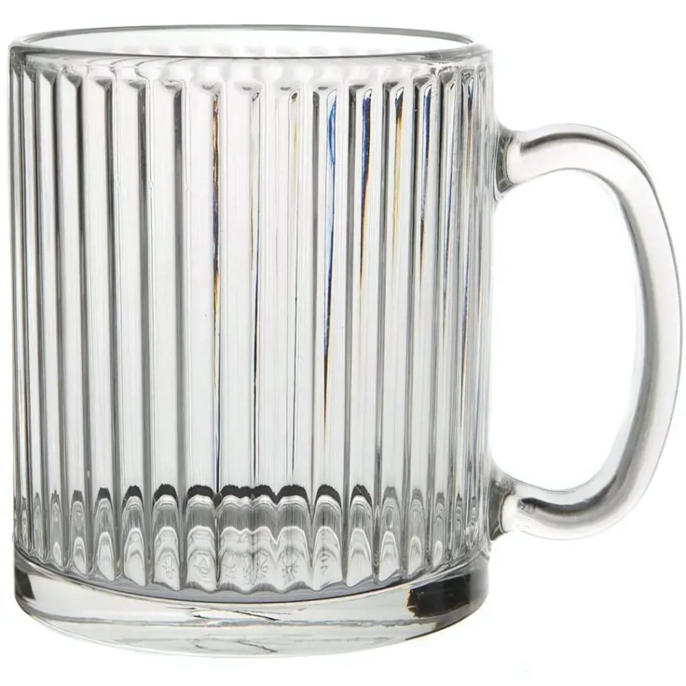 Кружка стеклянная 320мл «Чайная» Вертикаль 23C2354