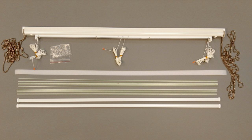 Карниз для двойных римских штор день-ночь Оптима, длина 205 см