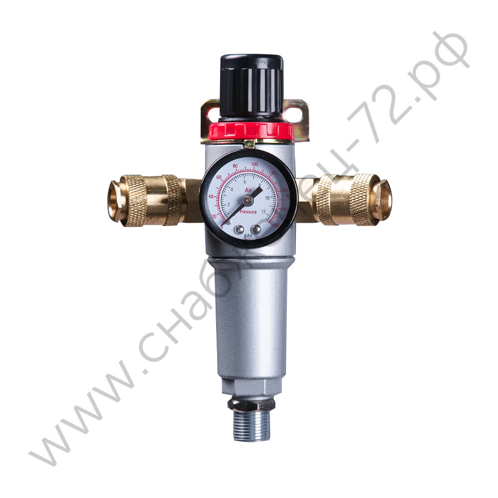 FUBAG Фильтр с регулятором давления FR-003 с манометром, наружная резьба, 0-12бар, 3/8 дюйма