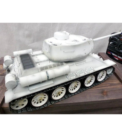 Р/У танк Taigen 1/16 T34-85 (СССР) (для ИК танкового боя) V3 2.4G (зимний)