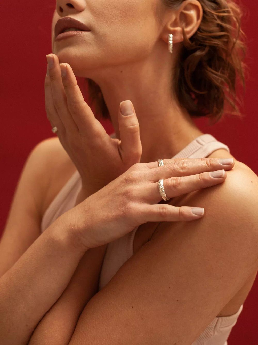 Кольцо Горы фактурное