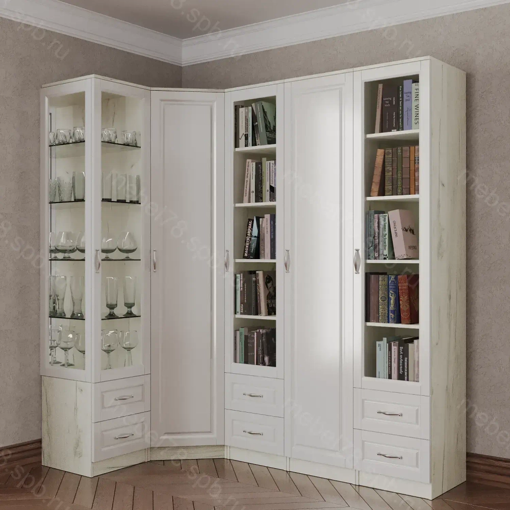 Шкаф угловой №16 (мадес)