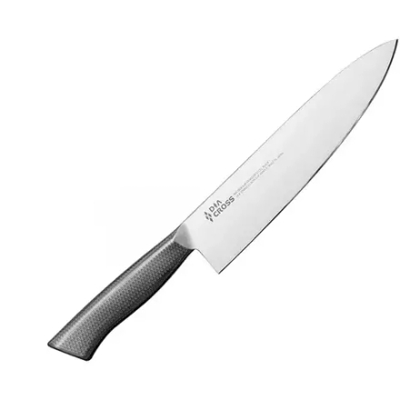 Нож поварской «Диакросс» сталь нерж. ,H=20,L=330/210,B=25мм металлич
