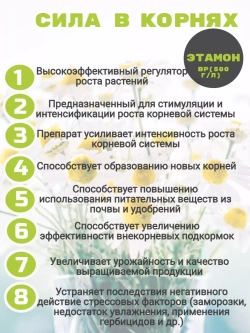 Стимулятор роста, стимулятор корней Этамон 0.5 л