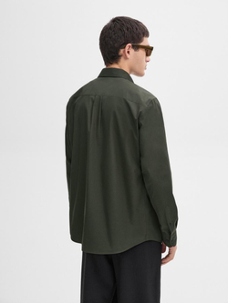 Massimo Dutti Рубашка из 100% хлопка, зеленый