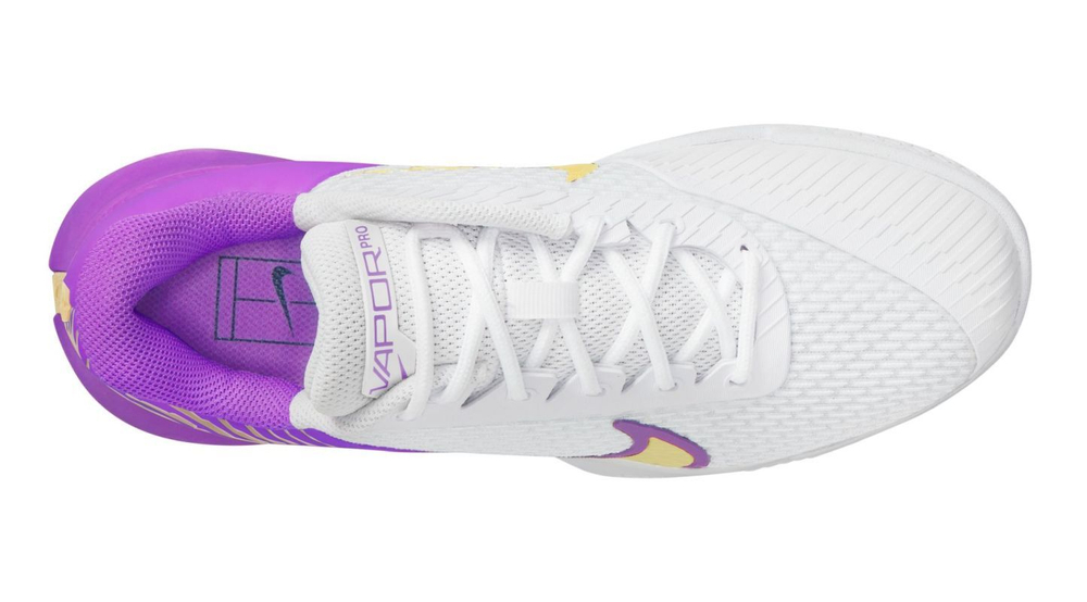 Женские Кроссовки теннисные Nike Zoom Vapor Pro 2 HC - white/citron tint/fuchsia dream/earth