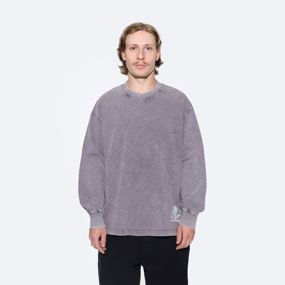 Купить Лонгслив Magamaev Crack Longsleeve (grey)