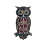 Брошь Clara Bijoux Сова F25016-36 BL