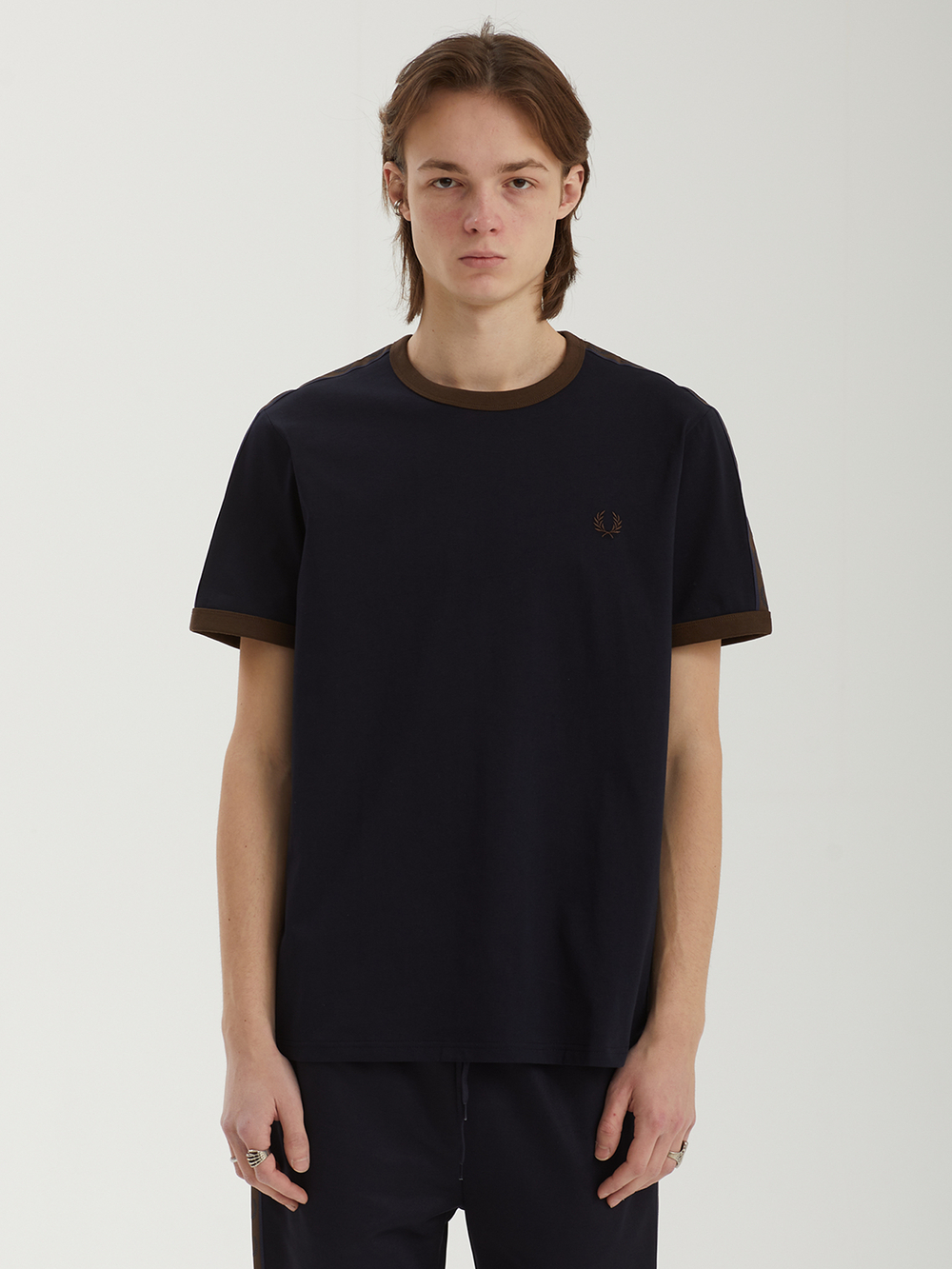 Мужская Футболка Contrast Tape Ringer