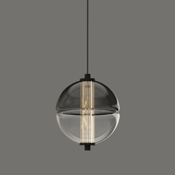 Подвесной светильник MD24022079-1A black/smoky