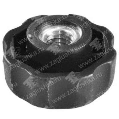 Барашек фиксатор D30 с гайкой М6 сквозной, 4 шт