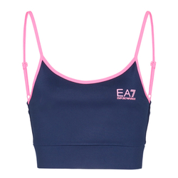 Теннисный бюстгальтер EA7 Woman Jersey Sport Bra - navy blue
