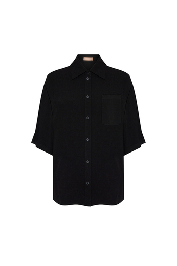 Рубашка с коротким рукавом MYKONOS Чёрный